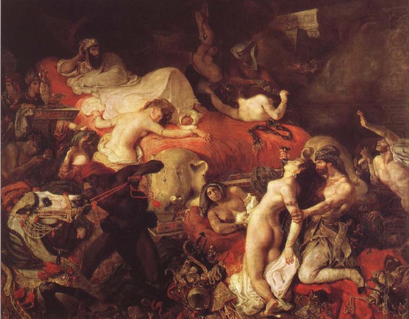 Sardanapalus-dod, Eugene Delacroix